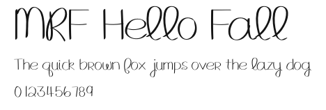 MRF Hello Fall Preview