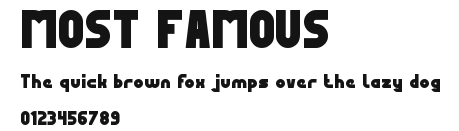 MOST FAMOUS Preview