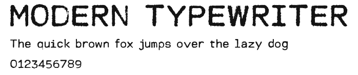MODERN TYPEWRITER Preview