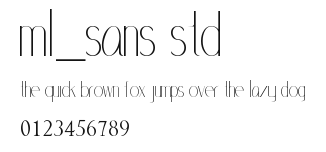 ML_Sans Std Preview