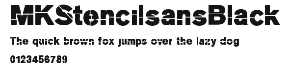 MKStencilsansBlack Preview