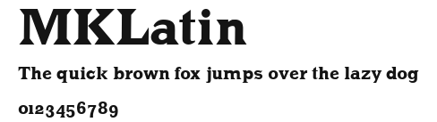 MKLatin Preview