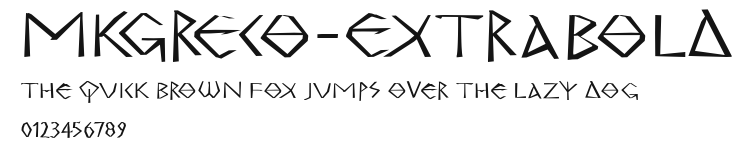 MKGreco-ExtraBold Preview