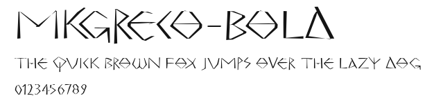 MKGreco-Bold Preview
