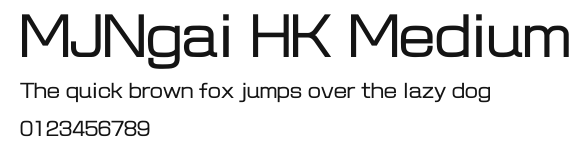 MJNgai HK Medium Preview