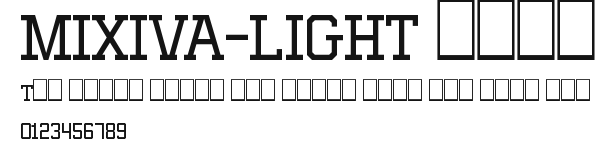 MIXIVA-LIGHT demo Preview