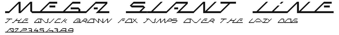 MEGA SLANT LINE Preview