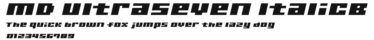MD UltraSeven ItalicB Preview