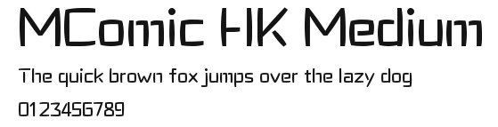 MComic HK Medium Preview