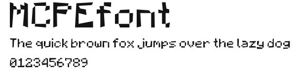MCPEfont Preview