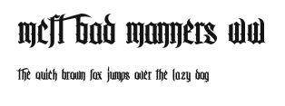 MCF bad manners ww Preview