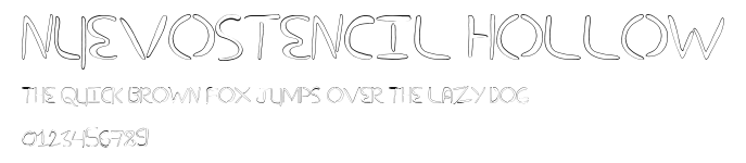 nuevostencil hollow Preview