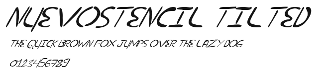 nuevostencil tilted Preview
