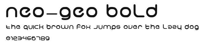 neo-geo bold Preview