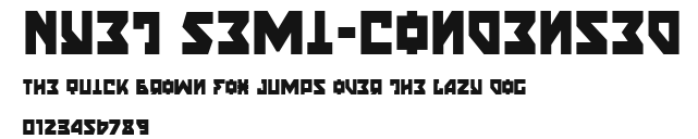 Nyet Semi-Condensed Preview