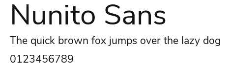 Nunito Sans Preview