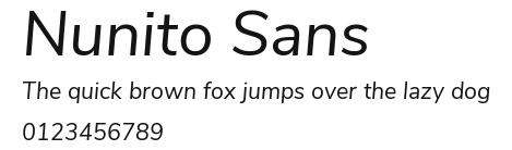 Nunito Sans Preview