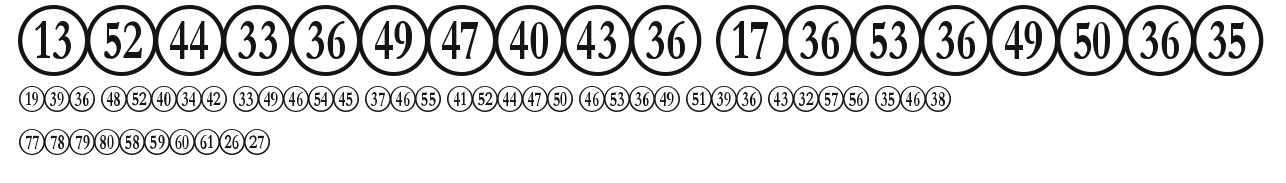 Numberpile Reversed Preview