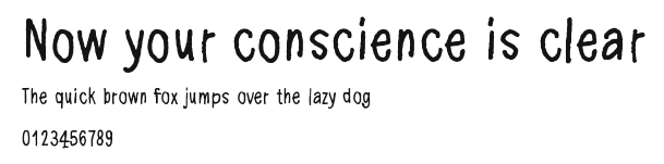 Now your conscience is clear Preview