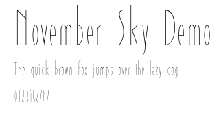 November Sky Demo Preview