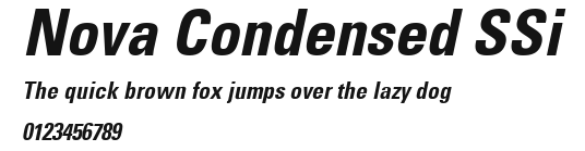 Nova Condensed SSi Preview