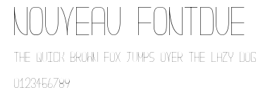Nouveau Fontdue Preview
