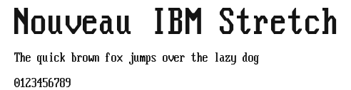 Nouveau IBM Stretch Preview