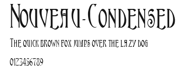 Nouveau-Condensed Preview