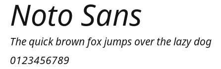 Noto Sans Preview