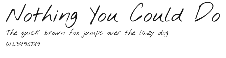 Nothing You Could Do Preview
