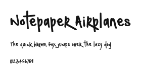 Notepaper Airplanes Preview