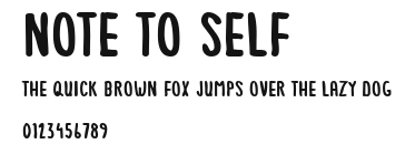 Note To Self Preview