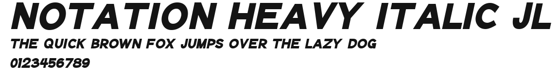 Notation Heavy Italic JL Preview