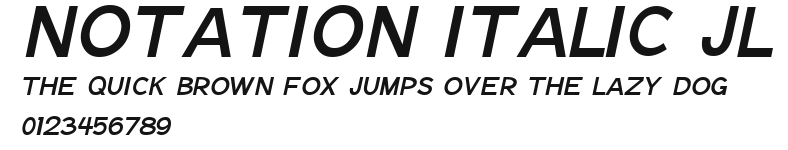 Notation Italic JL Preview