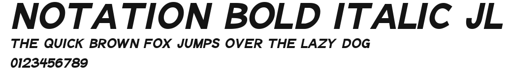 Notation Bold Italic JL Preview