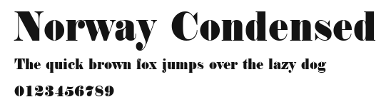 Norway Condensed Preview