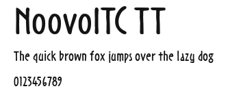 NoovoITC TT Preview