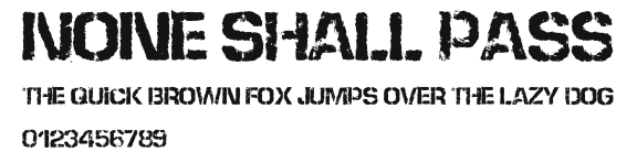 None Shall Pass Preview