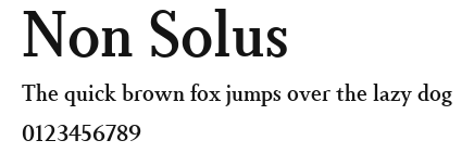 Non Solus Preview