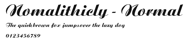Nomalithicly - Normal Preview
