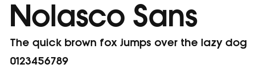 Nolasco Sans Preview