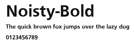 Noisty-Bold Preview