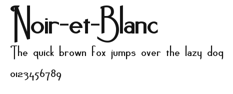 Noir-et-Blanc Preview