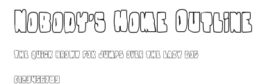 Nobody's Home Outline Preview