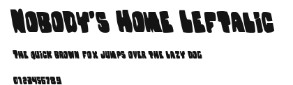 Nobody's Home Leftalic Preview