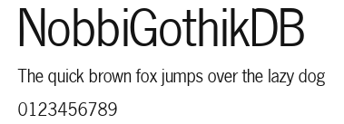NobbiGothikDB Preview