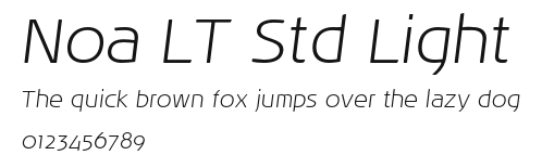 Noa LT Std Light Preview