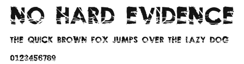 No Hard Evidence Preview