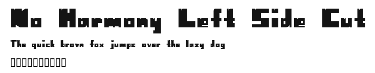 No Harmony Left Side Cut Preview