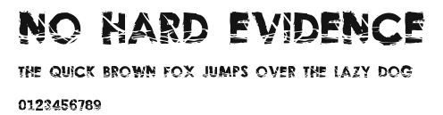 No Hard Evidence Preview